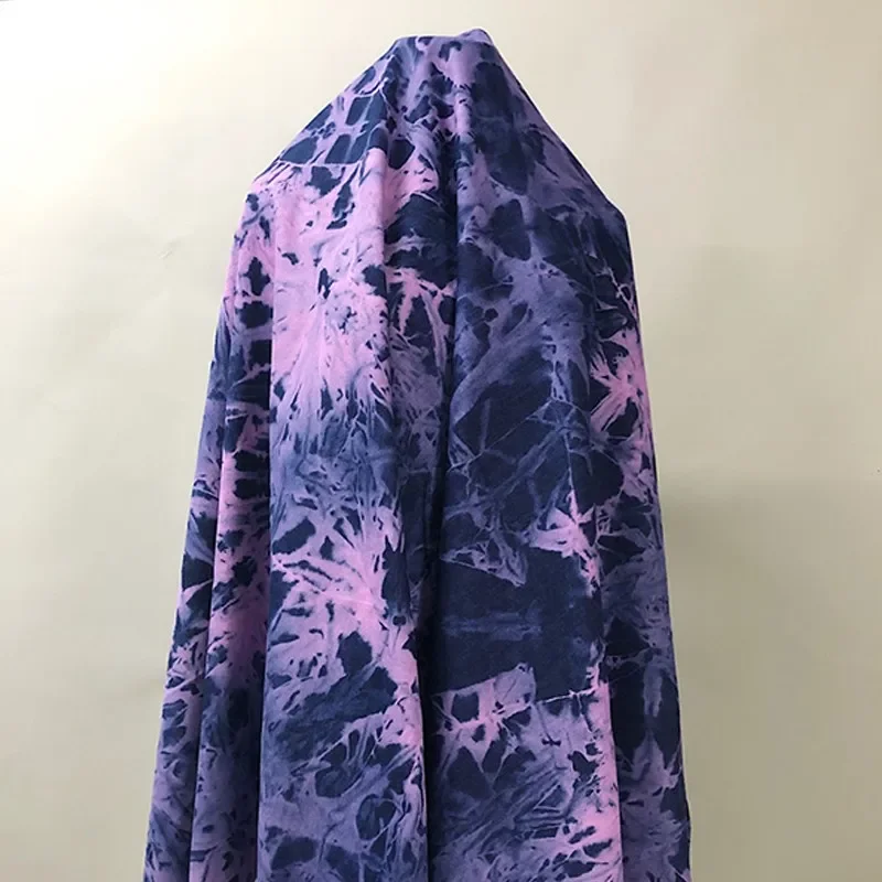 Sewing Batik Fabric - قماش دنيم مغسول بتأثير التاي داي